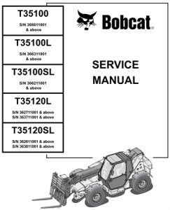 Bobcat T35100, T35100L, T35100SL, T35120L, T35120SL