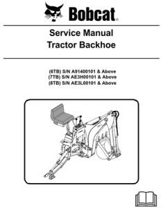 Bobcat Tractor Backhoe Service Repair Manual