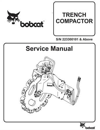 Bobcat TRENCH COMPACTOR Service Repair Manual