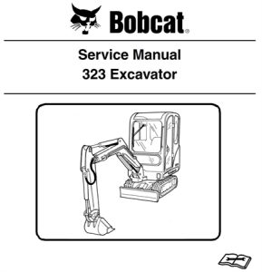 Bobcat 323 Compact Excavator Service Repair Manual