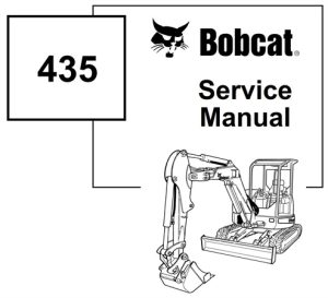 Bobcat 435 Compact Excavator Service Repair Manual