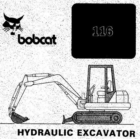 Bobcat 116 Hydraulic Excavator