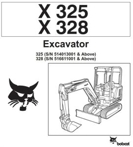 Bobcat X325, X328 Excavator