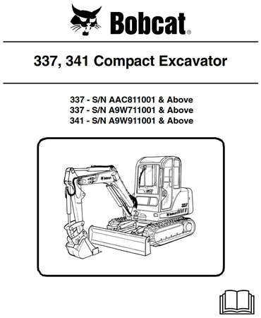 Bobcat 337, 341 Compact Excavator