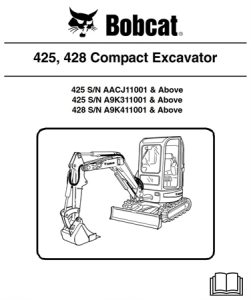 Bobcat 425, 428 Compact Excavator