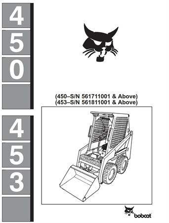 Bobcat 450, 453 Skid Steer Loader