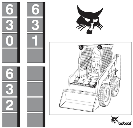 Bobcat 630, 631, 632 Skid Steer Loader