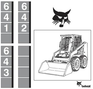 Bobcat 641, 642, 643 Skid Steer Loader