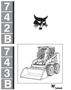 Bobcat 742B, 743B Skid Steer Loader