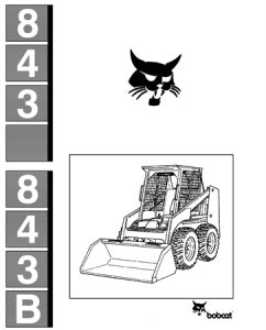 Bobcat 843, 843B Skid Steer Loader