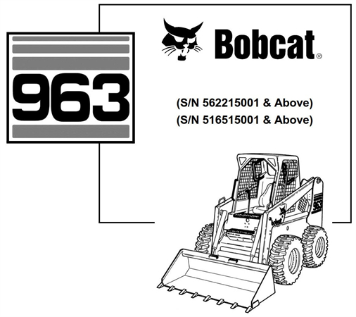 Bobcat 963 Skid Steer Loader Service Repair Manual + Operation ...