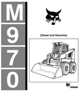 Bobcat M970 Diesel & Gasoline Skid Steer Loader