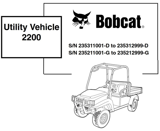 Bobcat 2200 Utility Vehicle