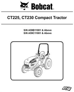 Bobcat CT225, CT230 Compact Tractor