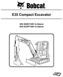 Bobcat E35 Compact Excavator