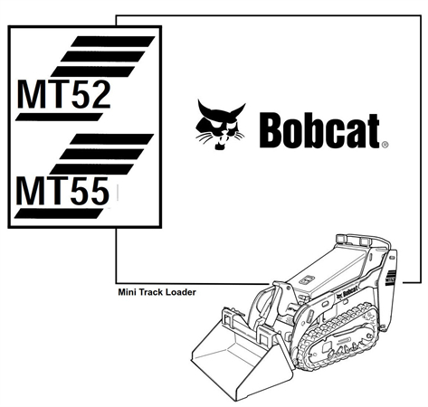 Bobcat MT52, MT55 Mini Track Loader