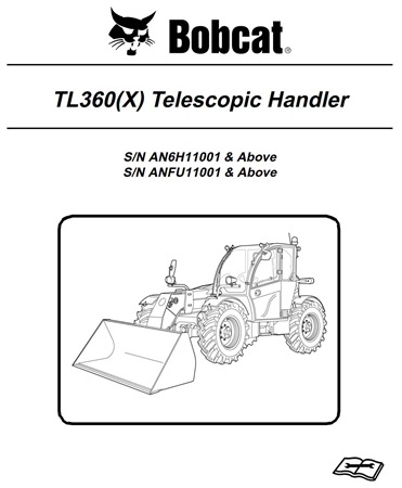 Bobcat TL360, TL360X Telescopic Handler