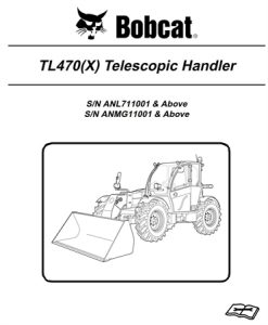 Bobcat TL470, TL470X Telescopic Handler