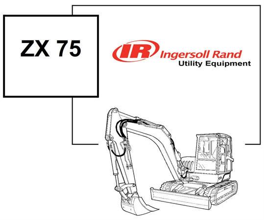 Ingersoll Rand ZX75 Utility Equipment Excavator