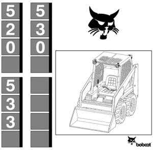 Bobcat 520, 530, 533 Skid Steer Loader